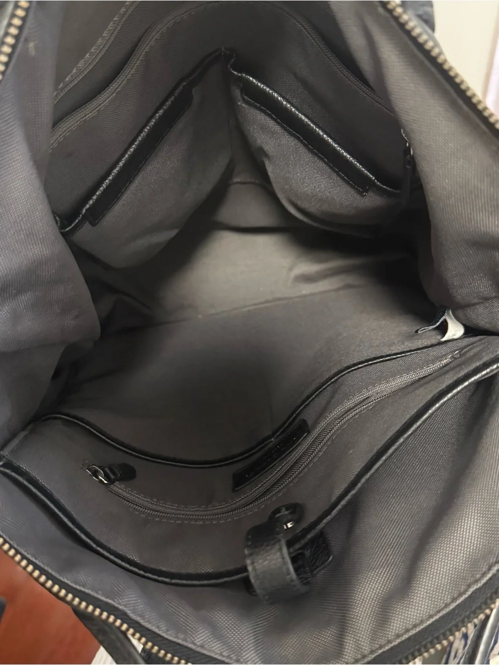 Cole Haan Black GrandSeries Logo Tote